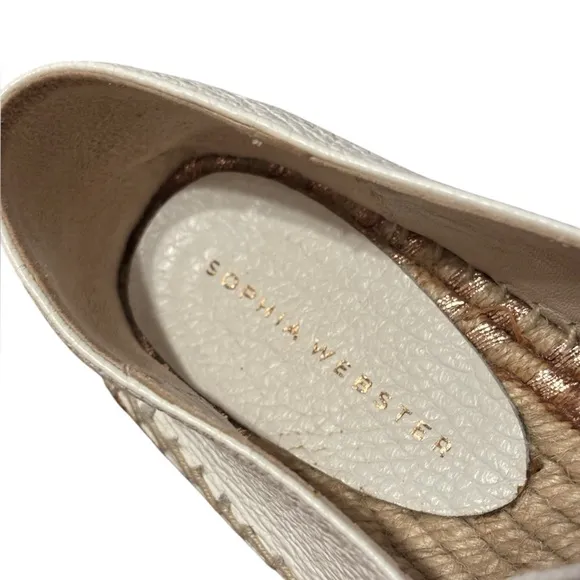 Sophia Webster Butterfly Espadrille Flats Size 37.5