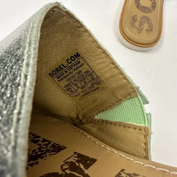 Sorel Ella Block‎ Slides Sz 10