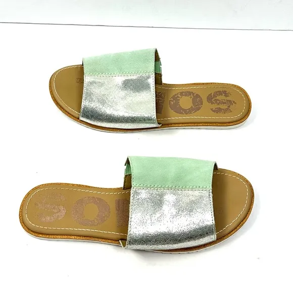 Sorel Ella Block‎ Slides Sz 10