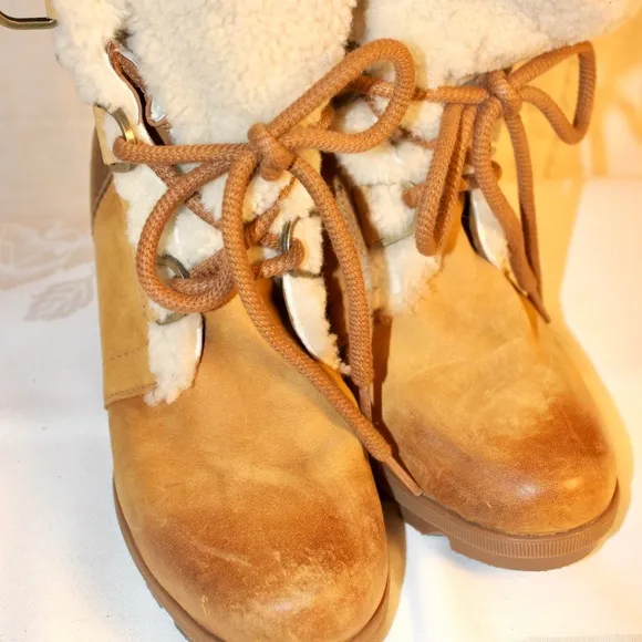 Sorel Joan of Arctic Wedge II Shearling boots