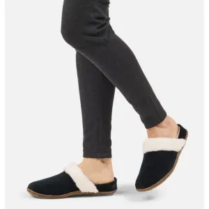Sorel Nakiska Slide II Slipper in Black/Natural Size 6