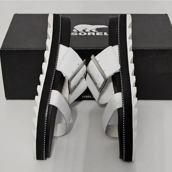Sorel Roaming Slides in sea salt color. NIB-Size 7.5