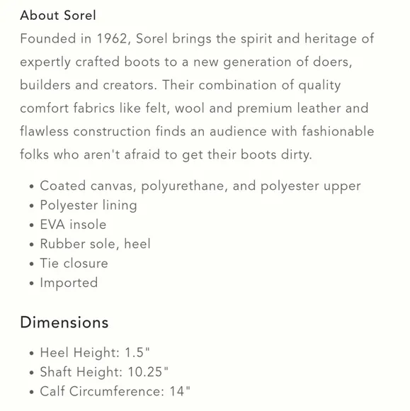 Sorel Tofino II Tall Weather Boots in Khaki
