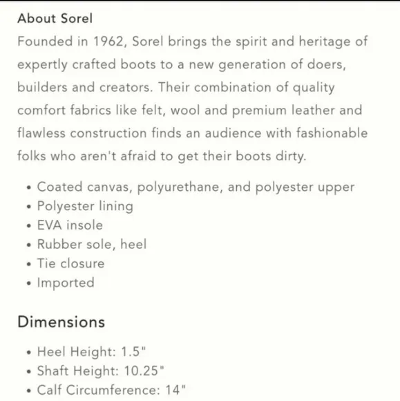 Sorel Tofino II Tall Weather Boots in Khaki
