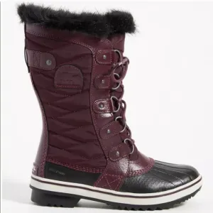 Sorel Tofino II Tall Weather boots in wine