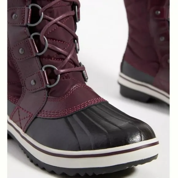 Sorel Tofino II Tall Weather boots in wine