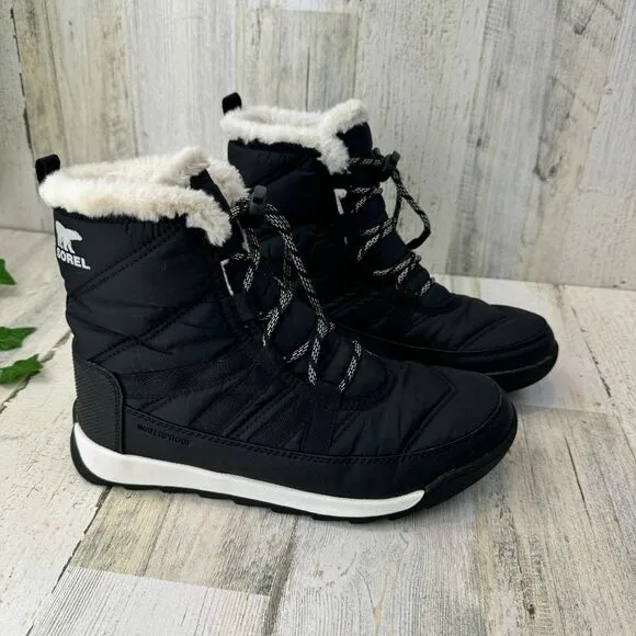 Sorel Whitney Il Short Lace-Up Waterproof Cold Weather Boots size 5