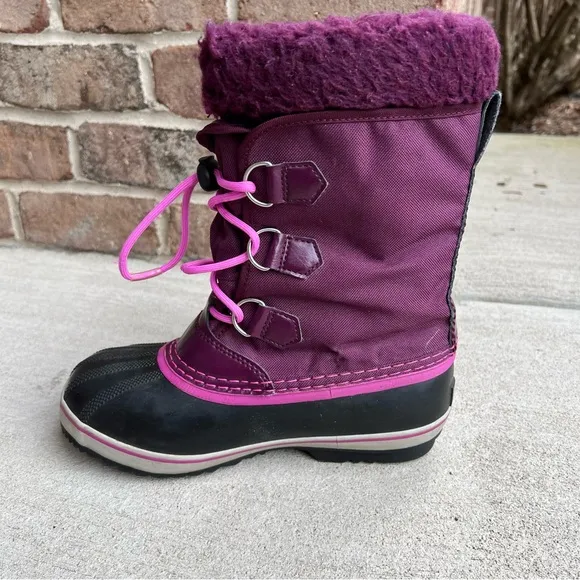 Sorel Yoot PAC Purple Winter Waterproof Boots Sz 5