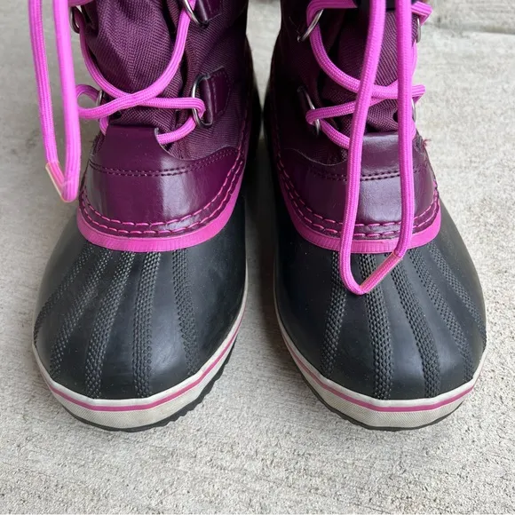 Sorel Yoot PAC Purple Winter Waterproof Boots Sz 5