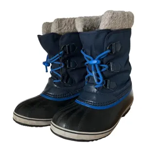Sorel Youth Nylon Yoot Pac Boot. Blue. Lace up toggle closure. Sz 6.