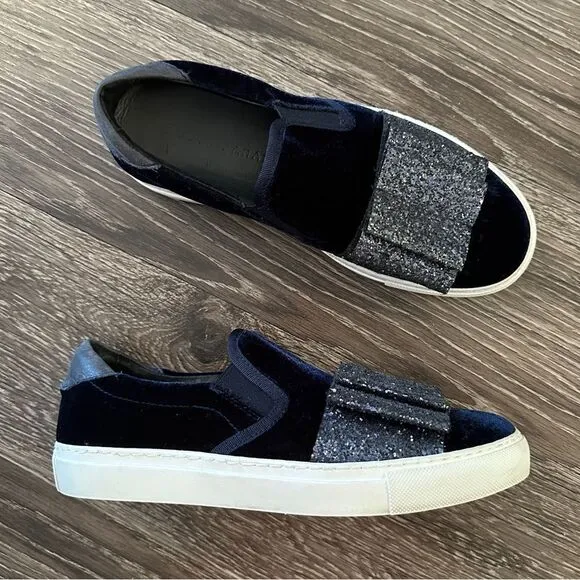 South Parade Velvet Sneakers