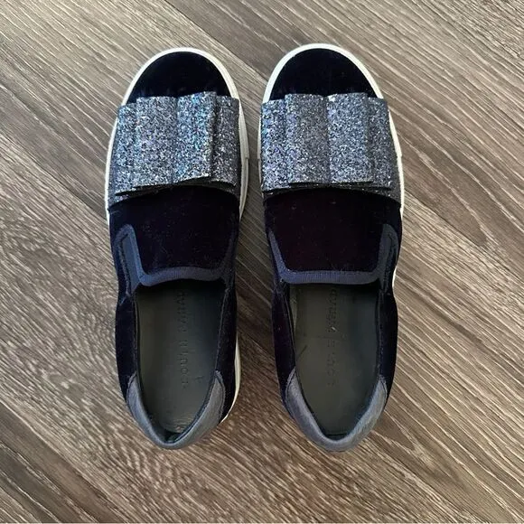 South Parade Velvet Sneakers