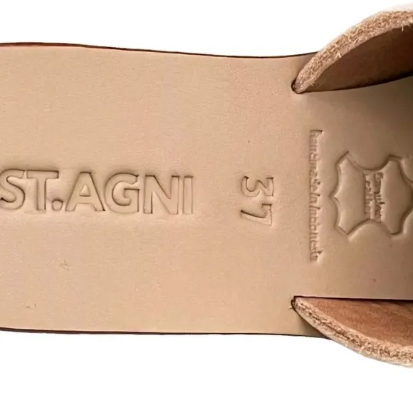 Spell and the Gypsy/St. Agni Otego slide leather sandles