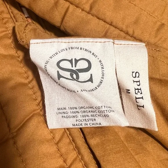 Spell M Cha Cha brown sugar quilted vest