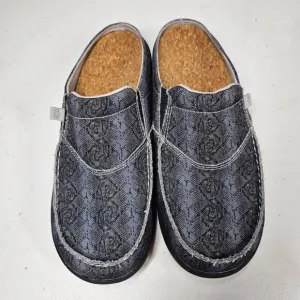 Spenco Siesta Snake Women's Supportive Slide in Silver Gray Size 9.5