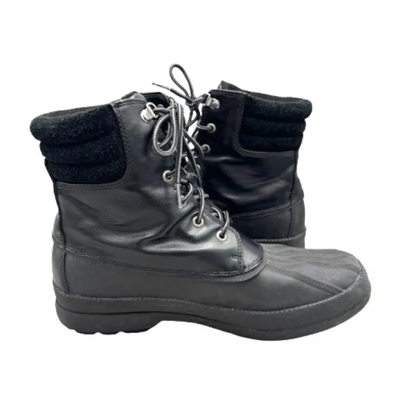 Sperry Mens Cold Bay Thinsulate Black Duck Boots STS23685 Size 10.5 Outdoor Gear