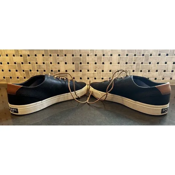 Sperry Men's Striper Plushwave LTT Navy Sneakers STS22514 - Size‎ 11.5 Wide