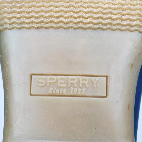 Sperry | NWT Techwave Preppy Nautical Saltwater Tall Duck Rain Boots Women's 6