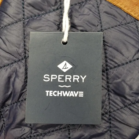 Sperry | NWT Techwave Preppy Nautical Saltwater Tall Duck Rain Boots Women's 6