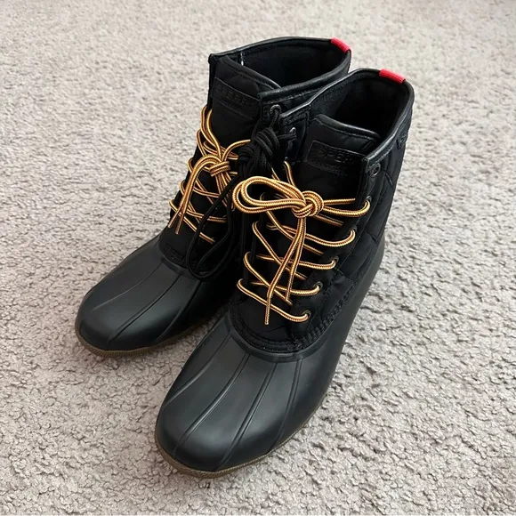 Sperry Saltwater Nylon Duck Rain Boots Mens 11