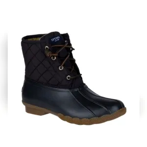 Sperry Saltwater Quilted Duck BootDuck Boots - Flat Heel