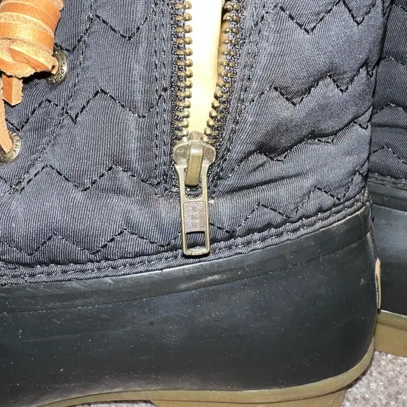 Sperry Top-Sider Rubber Quilted Saltwater Duck Boots size 9.5 M Women’s