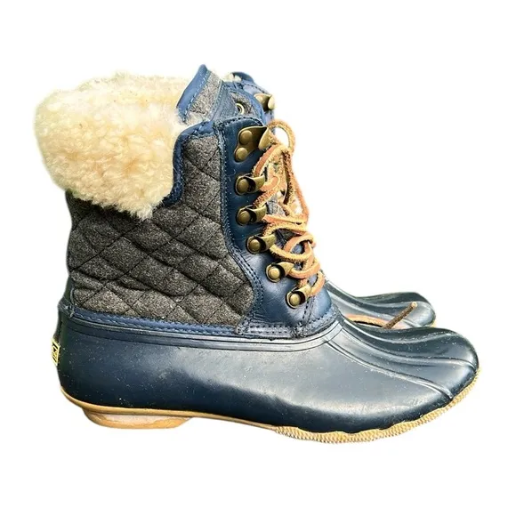 Sperry Top-Sider Women's Shearwater Rain Boot Womens size 8, blue