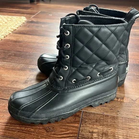 Sperry Topsider Winter Goslin Quilted Duck Boots Women’s 8