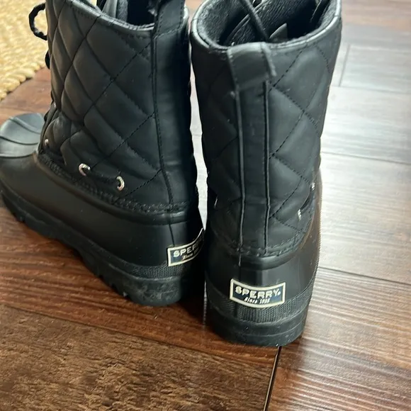Sperry Topsider Winter Goslin Quilted Duck Boots Women’s 8