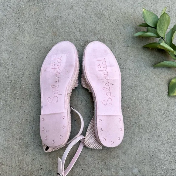 Splendid Jean Espadrille Flats in Blush 7