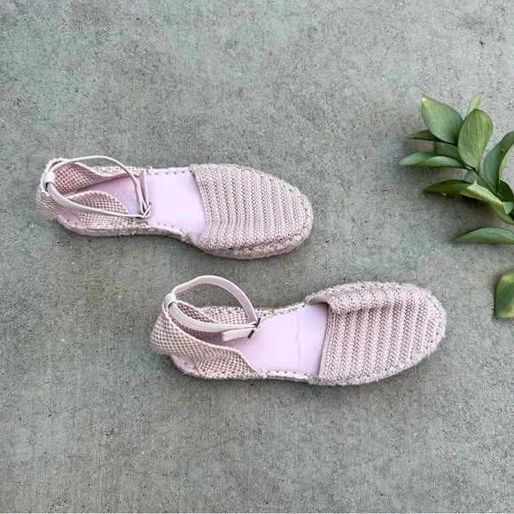 Splendid Jean Espadrille Flats in Blush 7