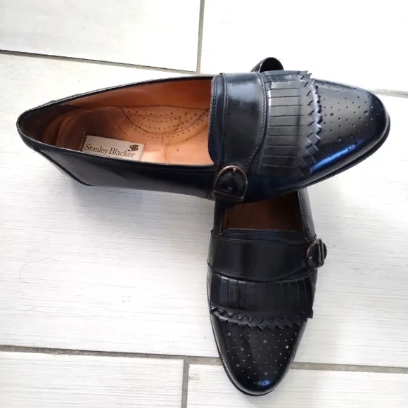 Stanley Blacker  Men's Leather Loafers