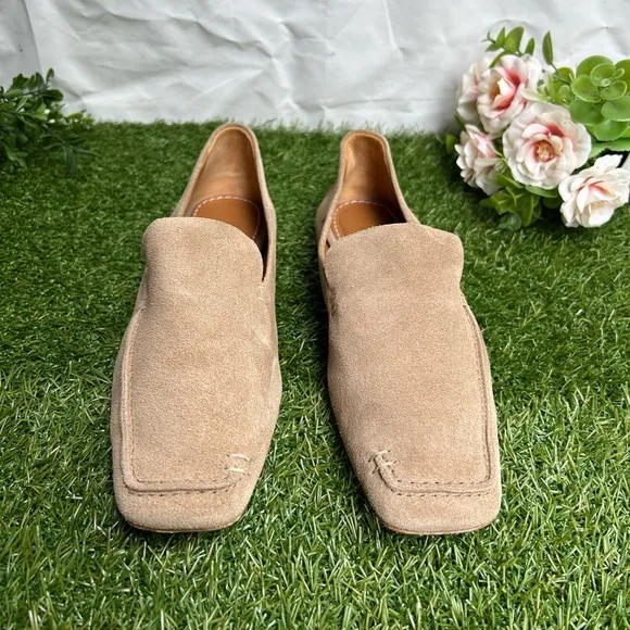 STAUD women Becks Square Toe Loafers - Dune$395 size 7.5 gently used