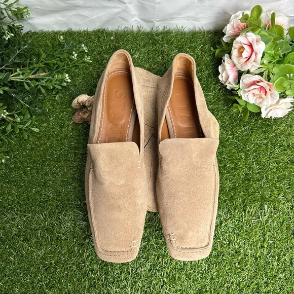 STAUD women Becks Square Toe Loafers - Dune$395 size 7.5 gently used