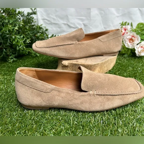 STAUD women Becks Square Toe Loafers - Dune$395 size 7.5 gently used