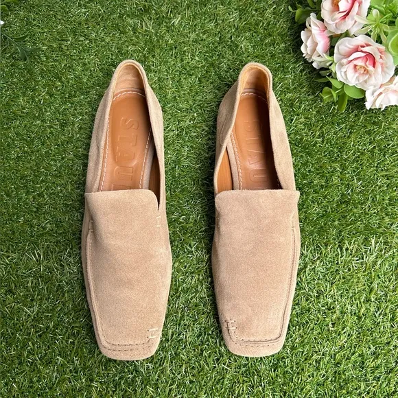 STAUD women Becks Square Toe Loafers - Dune$395 size 7.5 gently used