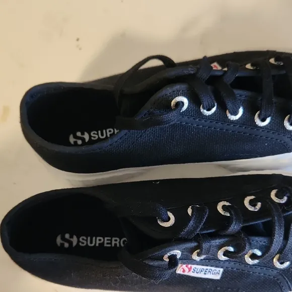 Steve Madden Black and White Platform Sneakers