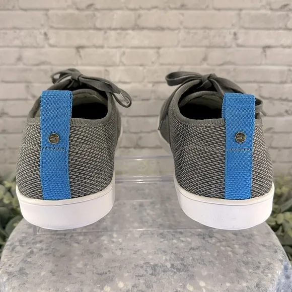 Steve Madden - “Fauster” Gray Woven Canvas Fashion Casual Sneakers Mens 13M🩶NWOT