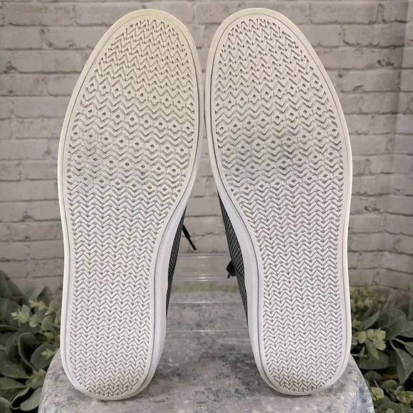 Steve Madden - “Fauster” Gray Woven Canvas Fashion Casual Sneakers Mens 13M🩶NWOT