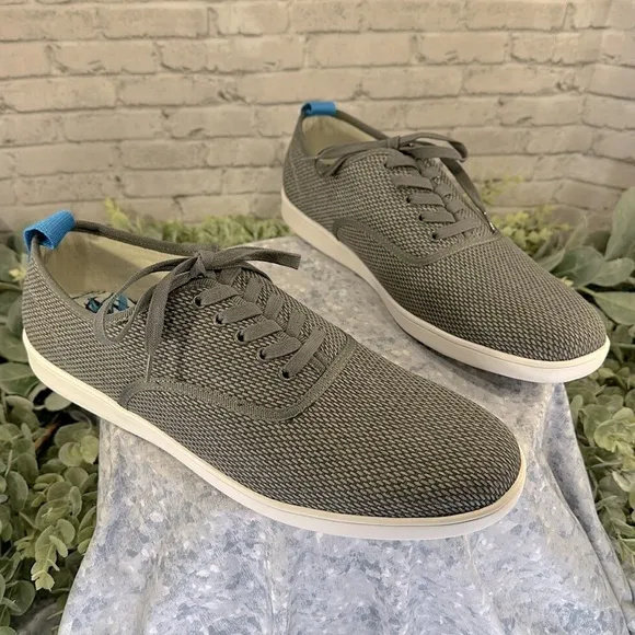 Steve Madden - “Fauster” Gray Woven Canvas Fashion Casual Sneakers Mens 13M🩶NWOT