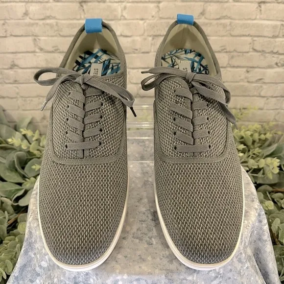 Steve Madden - “Fauster” Gray Woven Canvas Fashion Casual Sneakers Mens 13M🩶NWOT