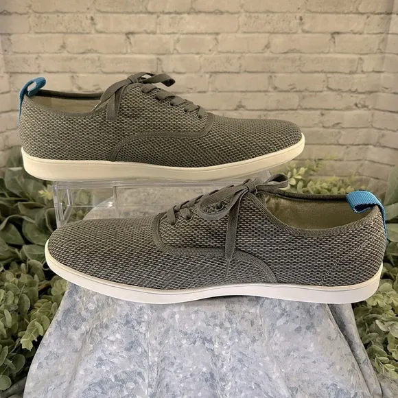 Steve Madden - “Fauster” Gray Woven Canvas Fashion Casual Sneakers Mens 13M🩶NWOT