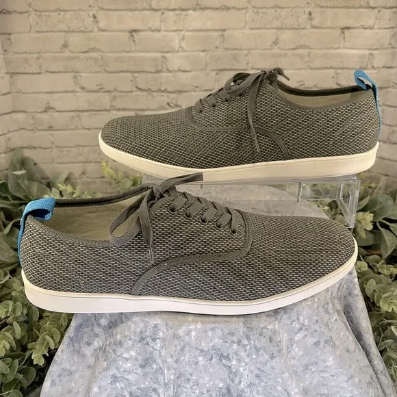 Steve Madden - “Fauster” Gray Woven Canvas Fashion Casual Sneakers Mens 13M🩶NWOT