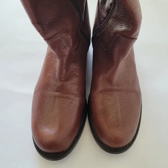 Steve Madden Genuine Leather Brown Knee High Women's Boots - Size 6