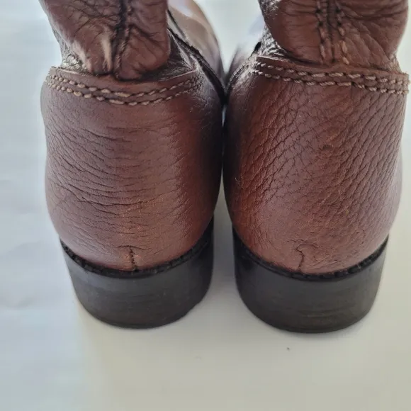 Steve Madden Genuine Leather Brown Knee High Women's Boots - Size 6