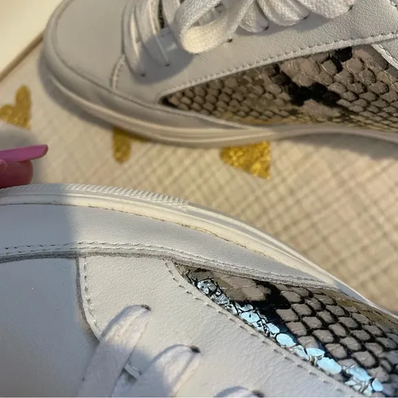 Steve Madden Gold Snake Bliss Fashion Sneakers