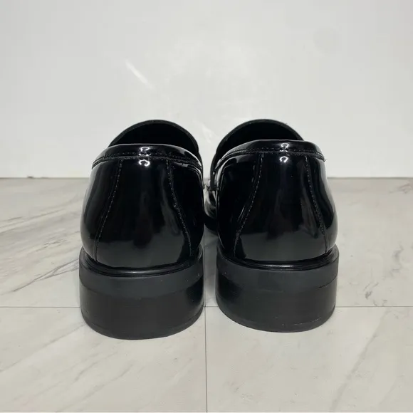 Steve Madden Lorenn Black Patent Loafer 9 1/2 M