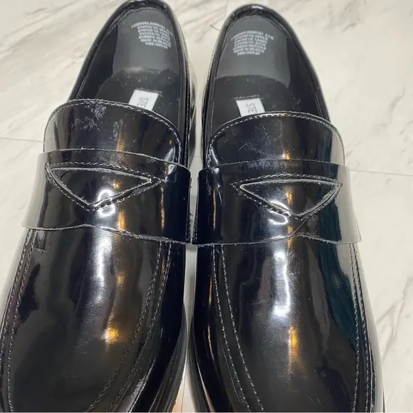 Steve Madden Lorenn Black Patent Loafer 9 1/2 M