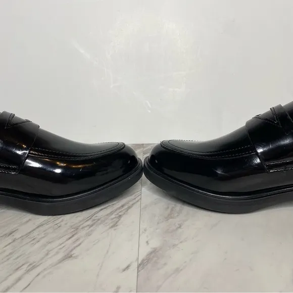 Steve Madden Lorenn Black Patent Loafer 9 1/2 M