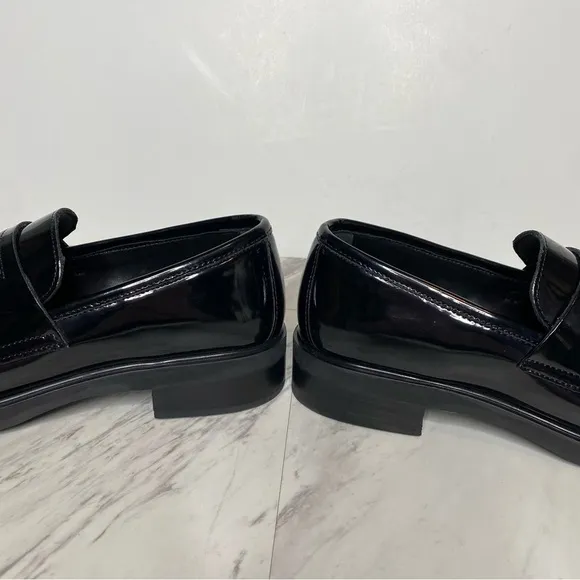 Steve Madden Lorenn Black Patent Loafer 9 1/2 M